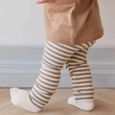 Jamie Kay Organic Cotton Modal Legging - Narrow Stripe Tweed/Cloud