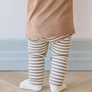 Jamie Kay Organic Cotton Modal Legging - Narrow Stripe Tweed/Cloud