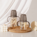 Mother's Corn Jaranda Straw Cup 300ml and Bottle Brush + Free replacement straw