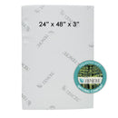 Lucky Baby I-SILKEE High Density Playpen or Crib Mattress W/Tencel Cover (24" x 48" x 3")