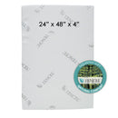 Lucky baby I-SILKEE High Density Playpen or Crib Mattress W/Tencel Cover (24" x 48" x 4")