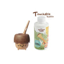 Mother's Corn Woody Bubble Blower with 200ml Touchable Bubble Solution