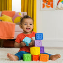 [2 Pack] Bright Starts KaleidoCubes 9 Stack & Squeeze Blocks