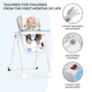 [1-Year Warranty] KinderKraft High Chair Yummy - Grey