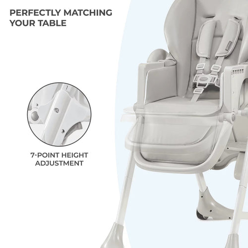 KinderKraft High Chair Yummy - Grey