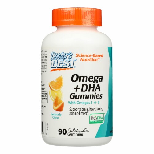 Doctor's Best Omega 3 + DHA gums, 90 gums.