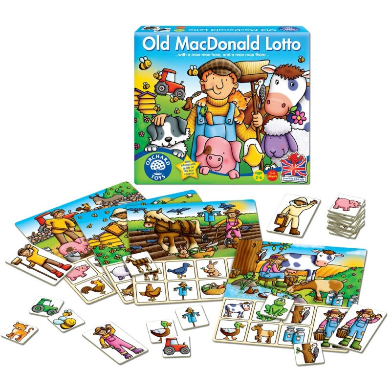 Orchard Toys Game - Old MacDonald Lotto