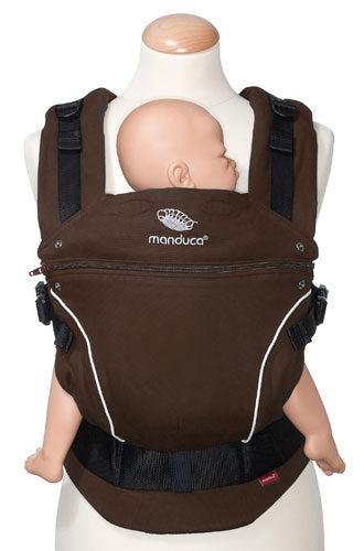 [3 Years Local Warranty] Manduca Pure Cotton Baby Carrier - Coffe Brown