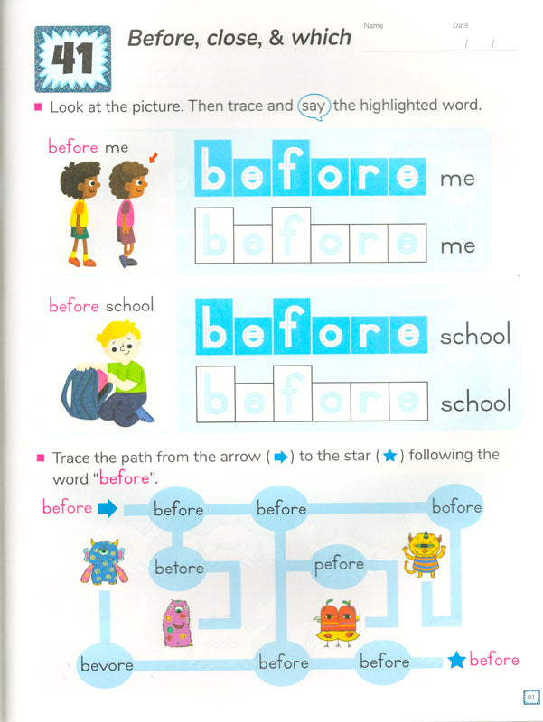 Kumon My Book of Reading Skills:  Sight Words