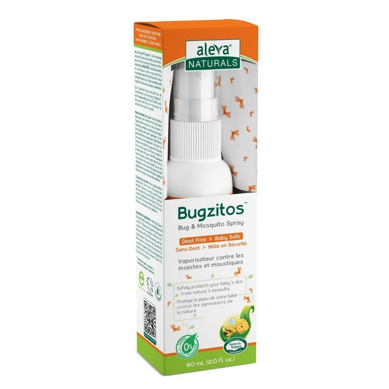 [2-Pack] Aleva Naturals Bugzitos™ Skin Protectant Spray - Outdoor (2.0 fl oz. /60 ml)