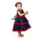 Sunshine Kids Princess Sophia Dark Blue Dress with Red Bow 0-24m