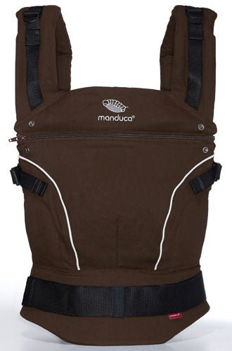 [3 Years Local Warranty] Manduca Pure Cotton Baby Carrier - Coffe Brown