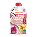 [2 Pack] Happy Baby Happy Family Happy Tot Spr Morning- Org Bananas, Dragon Fruit,Coconut Milk & Oats+ Super Chia, 113 g (For 2yr up) Exp: 05/26