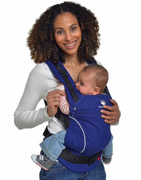 [3 Years Local Warranty] Manduca Pure Cotton Baby Carrier - Royal Blue