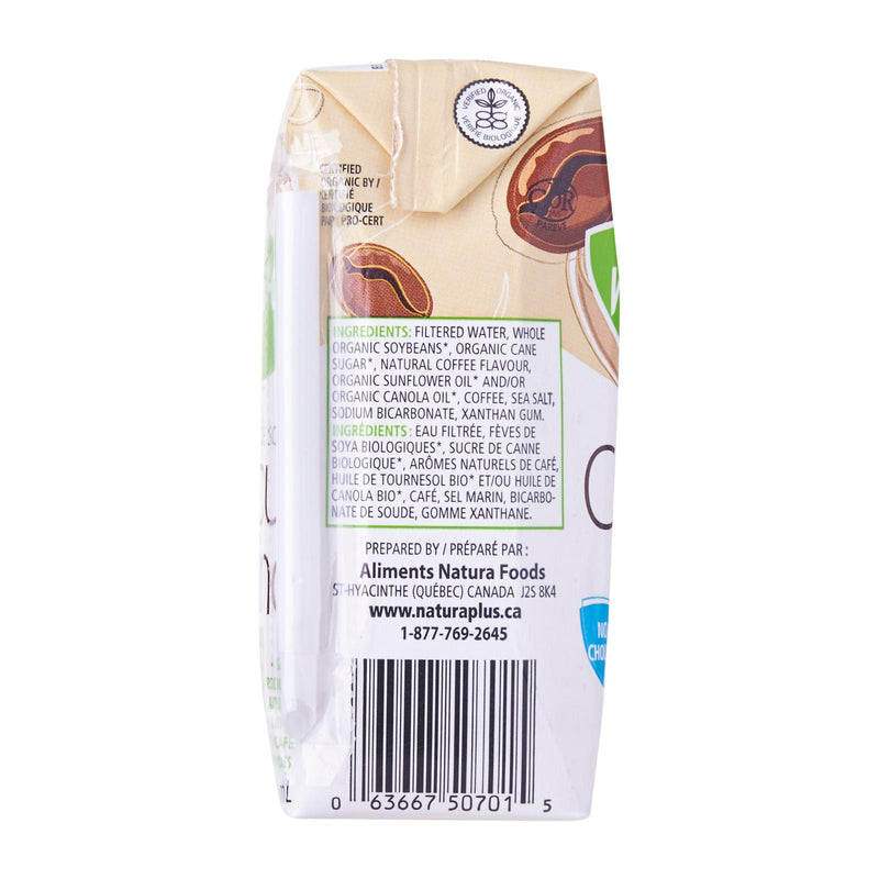 Natur-a Enriched Soy Beverage -  Cappuccino (Organic) 200ml (Pack of 3 x 8 Rolls) Exp: