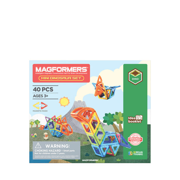 Magformers Mini Dinosaur Set (40pcs)