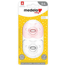 Medela Baby Pacifier Soft Silicone, 0-6M (Girl Duo)