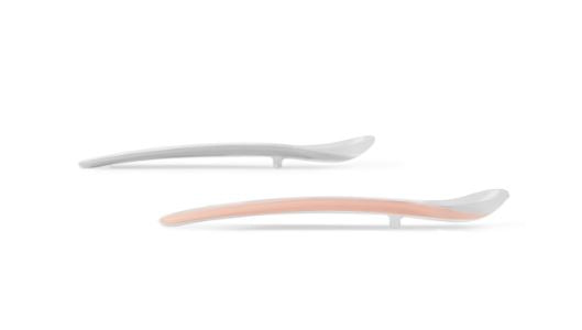 Skip Hop Feeding Spoons (2pcs) -Grey/Soft Coral