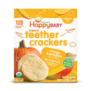 Happy Baby Happy Family Organic Teether Cracker- Mango & Pumpkin, 12 x 4 g. Exp: 02/26