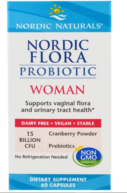 Nordic Naturals Nordic Flora Probiotic Woman, 60 caps.