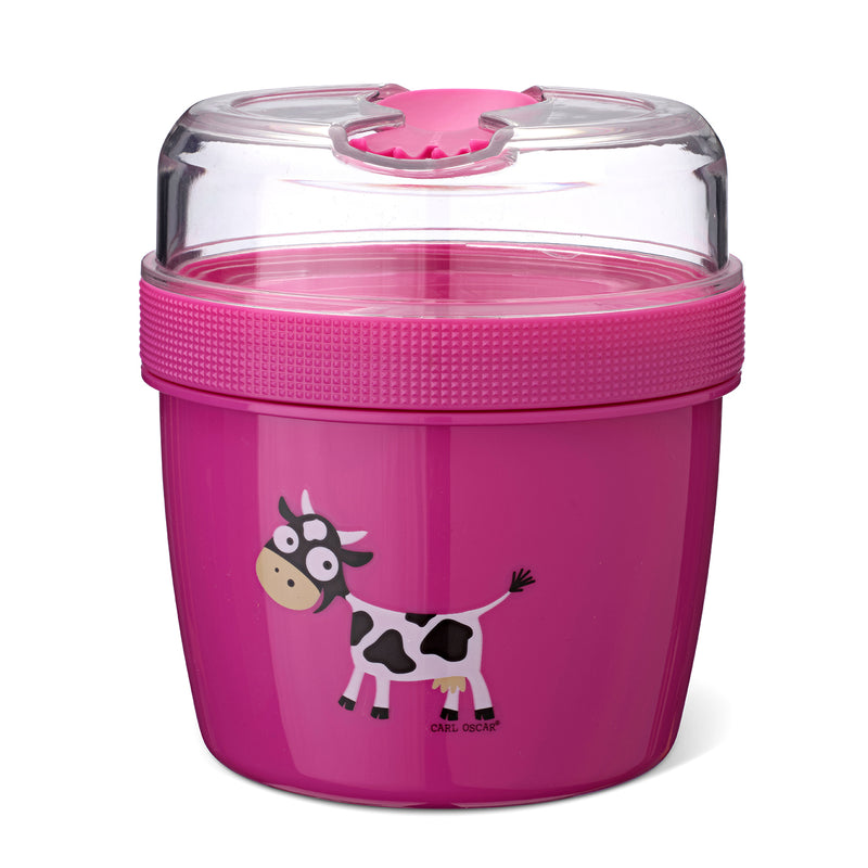 Carl Oscar N'ice Cup L, Kids Lunch Box With Cooling Disc - 5 Colors