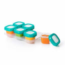 OXO TOT Baby Blocks Freezer Storage Containers Set 2oz/60ml - Teal