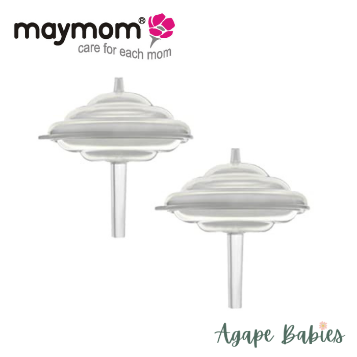 Maymom Backflow Protector, Long Stem, for Spectra S1, S2 and 9 Pumps to use Medela Flanges and Medela Parts (2pc)