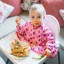 Tidy Tot Cover & Catch Bib (Long Sleeve) - Love Hearts