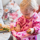 Tidy Tot Cover & Catch Bib (Long Sleeve) - Love Hearts