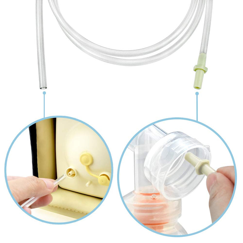 Maymom Replacement Tubing for Medela Pump in Style and New Pump in Style Advanced Breast Pump - 100% BPA Free