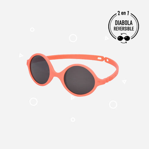 Ki ET LA Sunglasses  2.0 Diabola 0-1 year old - Grapefruit