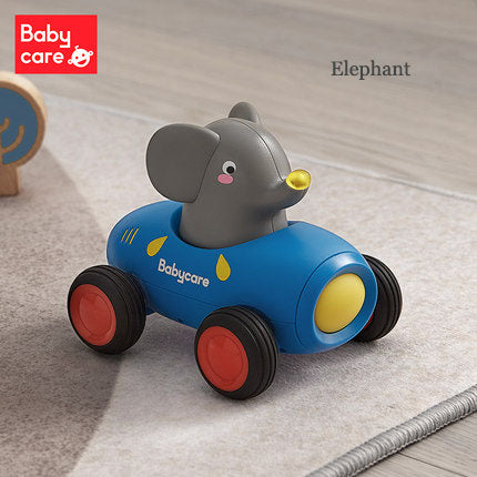 [2-Pack] Babycare Push & Go Car Toy - 3 Styles