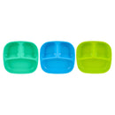  [Made in USA] Re-Play Divided Plates Set Of 3