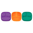  [Made in USA] Re-Play Divided Plates Set Of 3