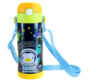 Puku Insulated Straw Bottle - Blue