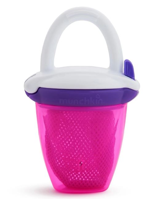 [Bundle Of 3] Munchkin Deluxe Fresh Food Feeder (Pink)