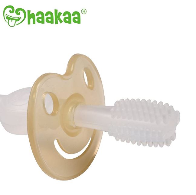 Haakaa 360 Baby Toothbrush - Clear