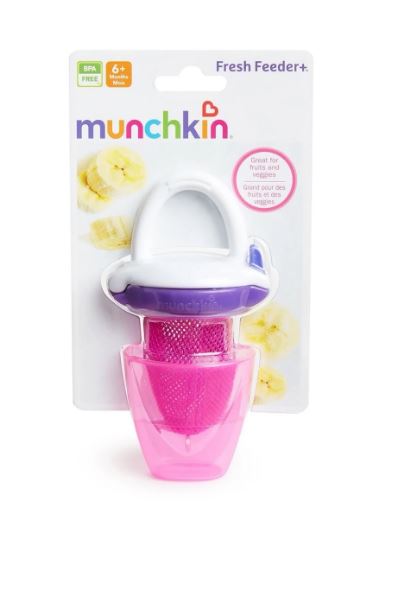 [Bundle Of 3] Munchkin Deluxe Fresh Food Feeder (Pink)