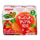 Pigeon Baby Juice Carrot & Apple 100% 125ML X 3 (JP) Exp: 03/26