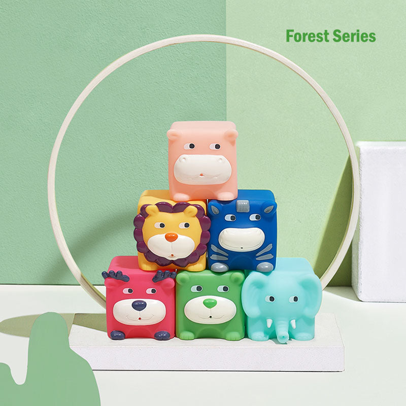 Babycare Animal Squeeze & Stack Block - 2 Styles