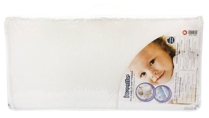 Lucky Baby S8 Travel Playpen Lion (101X72X82cm) + I-  Breathe Foldable Mattress (66X96X5cm)
