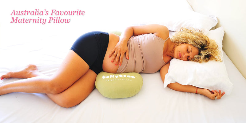 Bellybean Maternity Pillow from Australia (Organic Cotton) - Beige