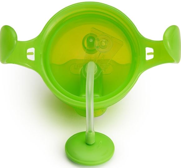 [Bundle Of 2] Munchkin Click Lock™ Weighted Flexi-Straw Cup - 7oz (Green)