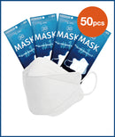 SBU Adult Disposable Individually Wrapped Mask (50 Pcs) - White