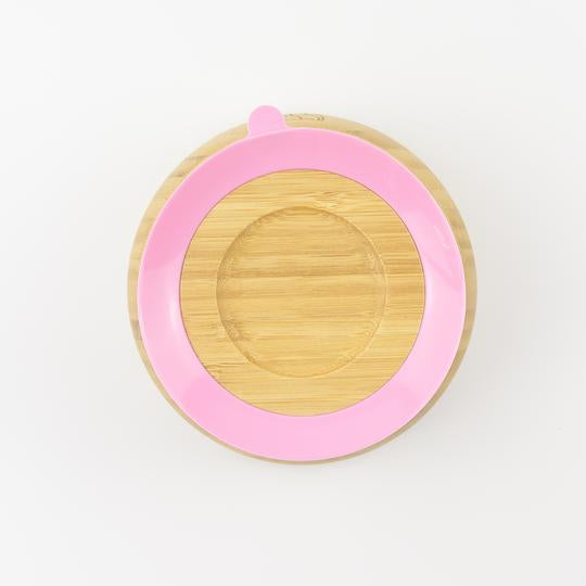 MCK Bamboo Bowl Set with Spoon - Pink