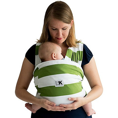 (1 Year Warranty) Baby K'tan Print Baby Carrier Olive Stripes - 2 Sizes!