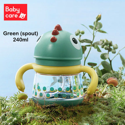 Babycare T-Rex Toby Sippy Cup - 240ml - 2Colors