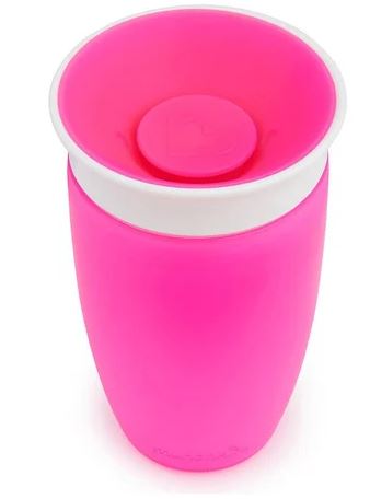 [Bundle Of 2] Munchkin Miracle 360° Sippy Cup - 10oz (Pink)