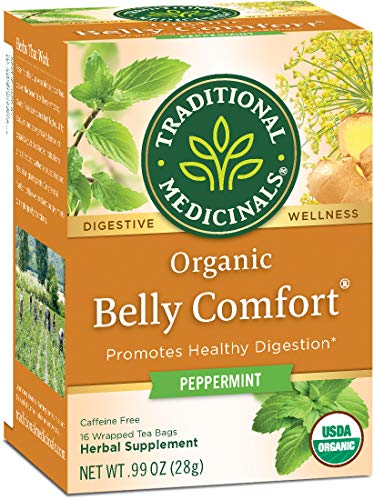 [Bundle Of 4] Traditional Medicinals Belly Comfort, 16 bags Exp: 05/25
