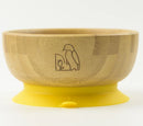 MCK Bamboo Bowl Set with Spoon - Yellow